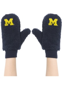 Sherpa Michigan Wolverines Womens Gloves - Navy Blue