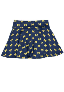 Girls Navy Blue Michigan Wolverines Primary Logo Shorts