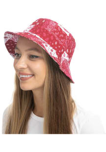 Oklahoma Sooners Red Paisley Patchwork Mens Bucket Hat