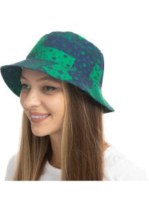 Notre Dame Fighting Irish Navy Blue Paisley Patchwork Mens Bucket Hat