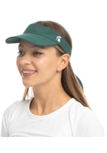 Tie-Back Michigan State Spartans Womens Visor - Green