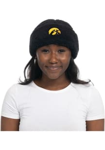 Iowa Hawkeyes Black Sherpa Womens Knit Hat