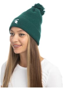 Fashion Knit Design Michigan State Spartans Womens Knit Hat - Green