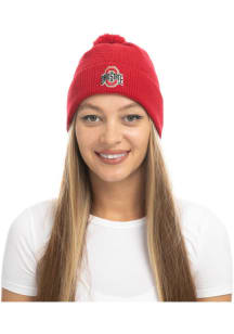 Fashion Knit Design Ohio State Buckeyes Womens Knit Hat - Red