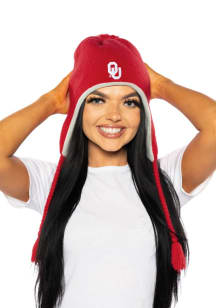 Oklahoma Sooners Red Fashion Knit Womens Knit Hat
