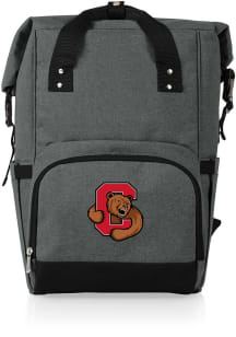 Picnic Time Cornell Big Red Grey Roll Top Cooler Backpack