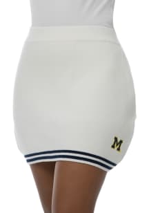 Womens White Michigan Wolverines Victory Skirt