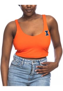 Womens Orange Illinois Fighting Illini Athletic Tank Top