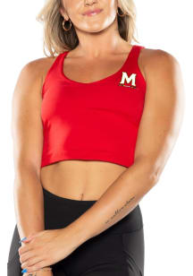 Womens Red Maryland Terrapins Athletic Tank Top