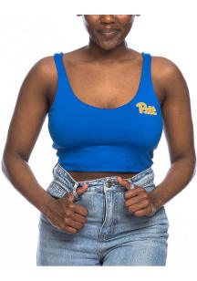 Womens Blue Pitt Panthers Athletic Tank Top