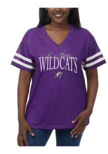 Womens Purple K-State Wildcats Subtle Jersey Fashion Football