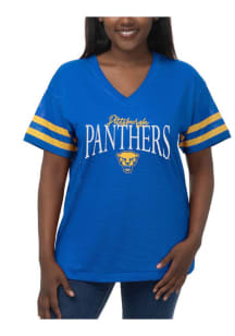 Womens Blue Pitt Panthers Subtle Jersey Fashion Football