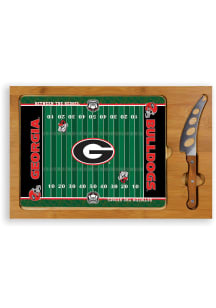 Georgia Bulldogs Icon Glass Top Cutting Board