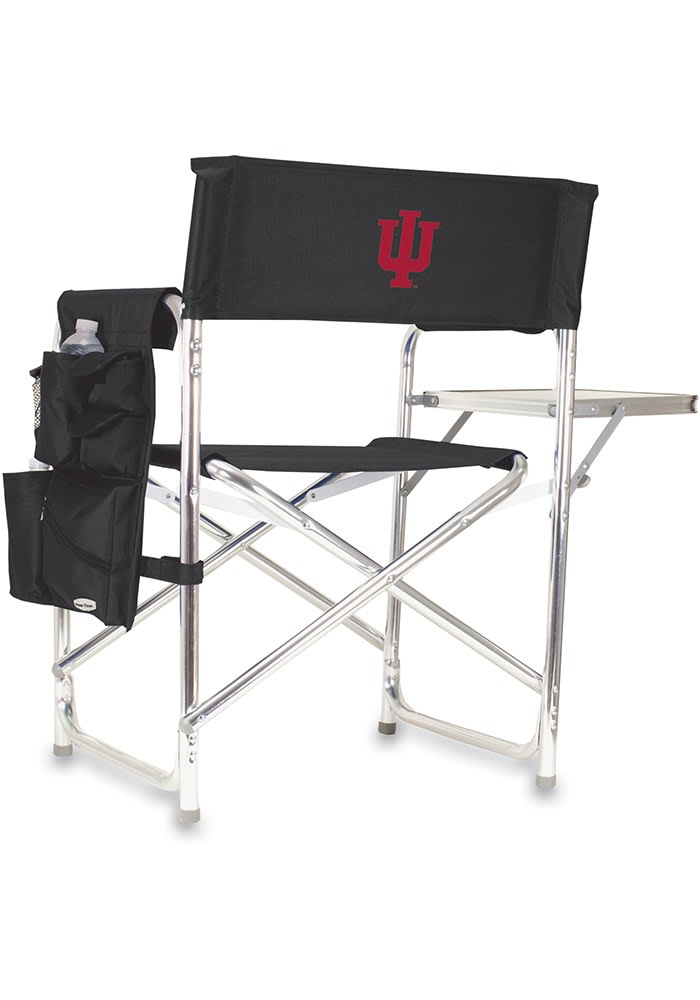 Indiana Hoosiers BLACK Sports Folding Chair - 7428754