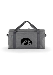 Grey Iowa Hawkeyes 64 Can Collapsible Cooler