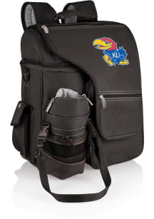Picnic Time Kansas Jayhawks Black Turismo Cooler Backpack