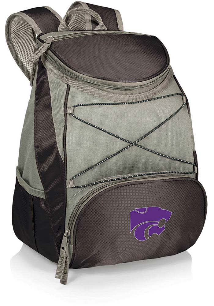 K-State Wildcats Picnic Time BLACK PTX Cooler Backpack - 7429009