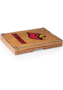 Louisville Cardinals Concerto Tool Set and Glass Top Cheese Serving Tray