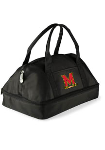 Maryland Terrapins Black Picnic Time Potluck Casserole Tote Serving Tray