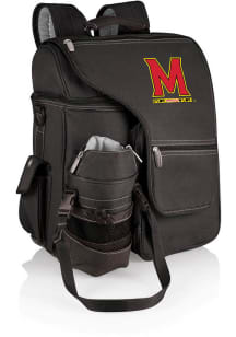 Picnic Time Maryland Terrapins Black Turismo Cooler Backpack
