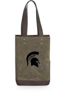 Khaki Michigan State Spartans 2 Bottle Insulated Bag Wine Accessory