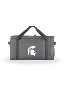 Grey Michigan State Spartans 64 Can Collapsible Cooler