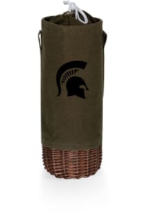 Khaki Michigan State Spartans Malbec Insulated Basket Wine Accessory