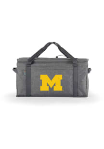 Grey Michigan Wolverines 64 Can Collapsible Cooler