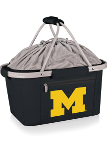 Black Michigan Wolverines Metro Collapsible Basket Cooler