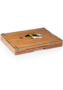 Missouri Tigers Concerto Tool Set and Glass Top Cheese Serving Tray