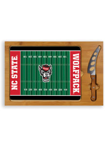 NC State Wolfpack Icon Glass Top Cutting Board