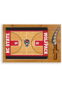 NC State Wolfpack Icon Glass Top Cutting Board