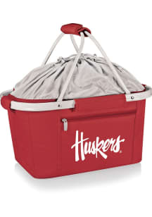 Red Nebraska Cornhuskers Colored Metro Collapsible Basket Cooler