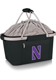 Black Northwestern Wildcats Metro Collapsible Basket Cooler