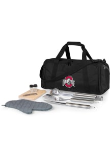 Black Ohio State Buckeyes BBQ Kit and Cooler Cooler