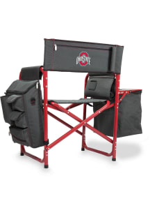 Grey Ohio State Buckeyes Fusion Deluxe Chair