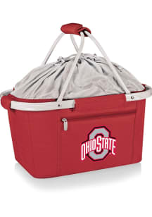 Red Ohio State Buckeyes Colored Metro Collapsible Basket Cooler