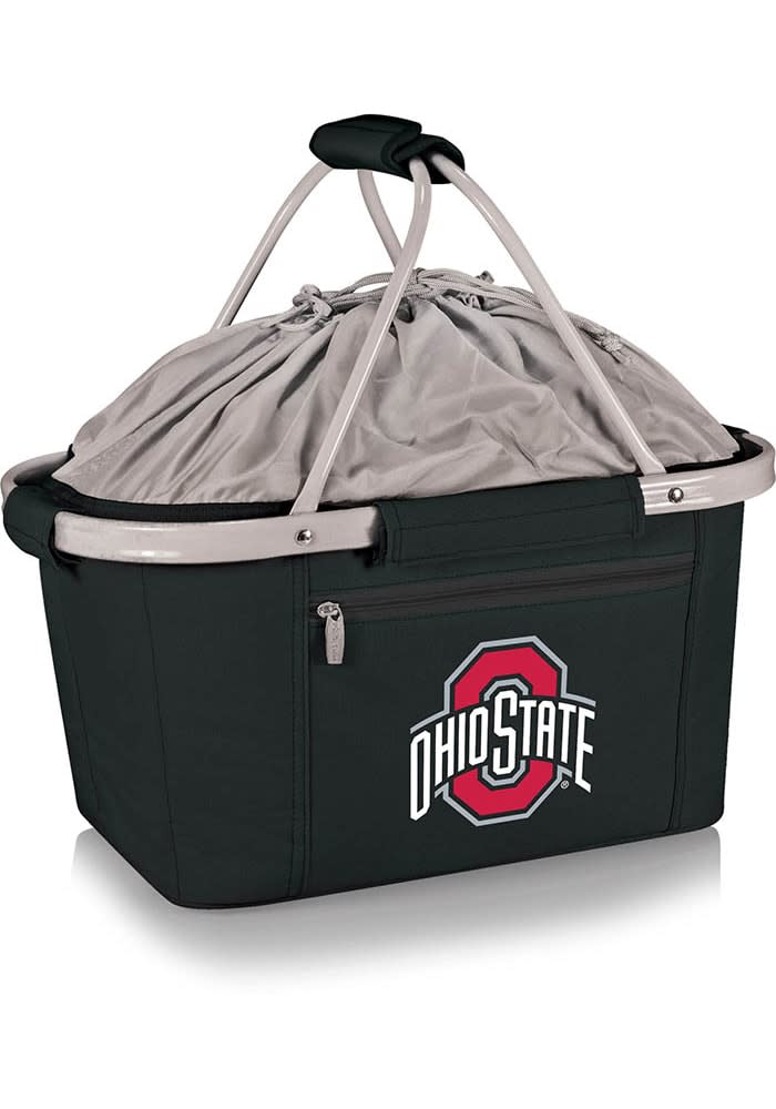 Ohio State Buckeyes BLACK Metro Collapsible Basket Cooler