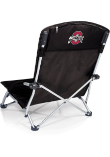 Black Ohio State Buckeyes Tranquility Beach Folding Chair