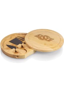 Oklahoma State Cowboys Tools Set and Brie Cheese Cutting Board