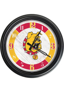 Ferris State Bulldogs Outdoor LED Wall Clock