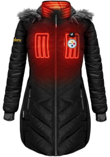 ActionHeat Pittsburgh Steelers Womens  Battery Heated Filled Jacket