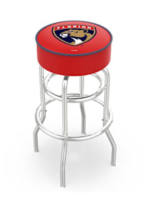 Florida Panthers Double-Ring Swivel Pub Stool - Black