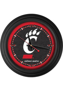 Black Cincinnati Bearcats Traditional Wall Clock