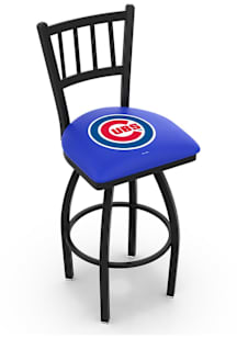 Chicago Cubs Swivel Counter Pub Stool - Black