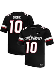 Caleb Goodie Nike Mens Black Cincinnati Bearcats NIL Name And Number Football Jersey
