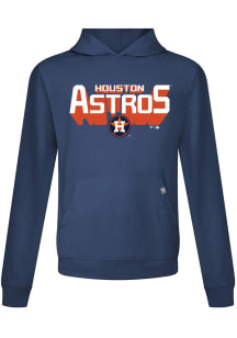 Levelwear Houston Astros Mens Navy Blue Relay Retro 3D Hood
