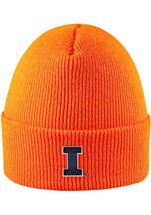 LogoFit Illinois Fighting Illini Orange Northpole Cuffed Mens Knit Hat