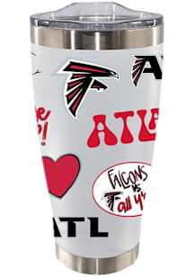 Atlanta Falcons Loco 20oz Tumbler Stainless Steel Tumbler - White