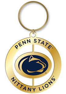 Penn State Nittany Lions Retro Mascot Spinner Keychain - Navy Blue